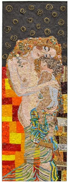 interprétation de Klimt, œuvre d'Anik-Chaïma
